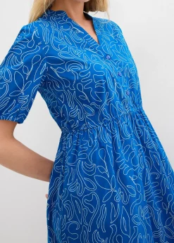 Robe midi ample, 100% coton