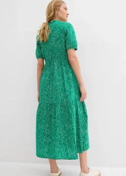 Robe midi ample, 100% coton