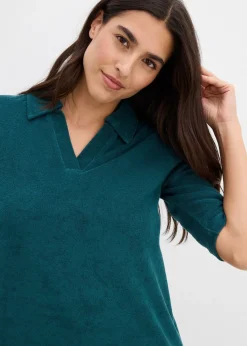 Robe midi avec col polo