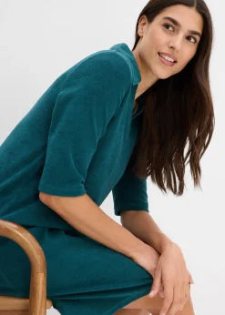 Robe midi avec col polo