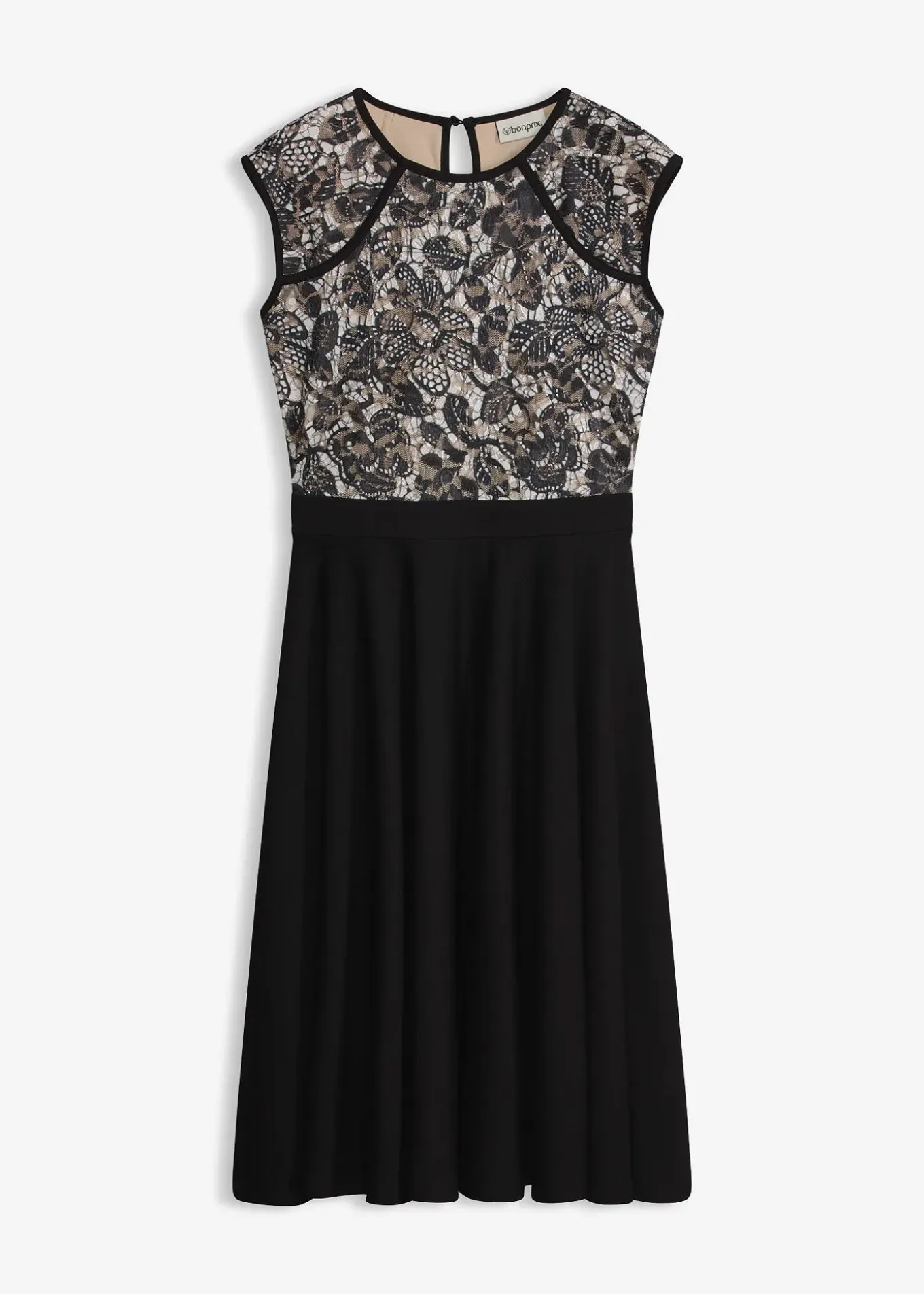 Robe midi avec dentelle