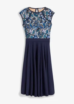 Robe midi avec dentelle