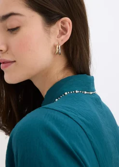 Robe midi avec perles