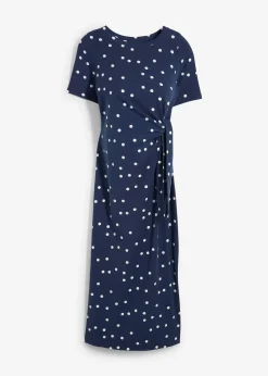 Robe midi de grossesse en jersey coton