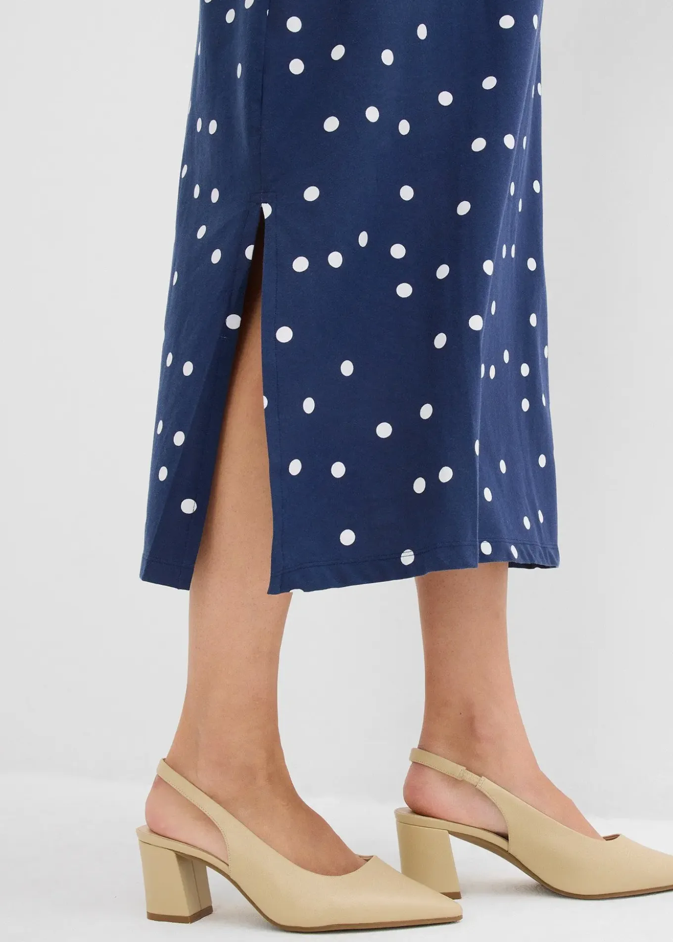 Robe midi de grossesse en jersey coton