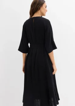 Robe midi en coton doux