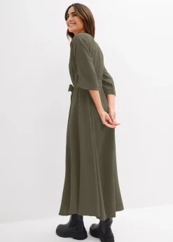 Robe midi en coton doux