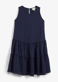 Robe midi en gaze de coton légère