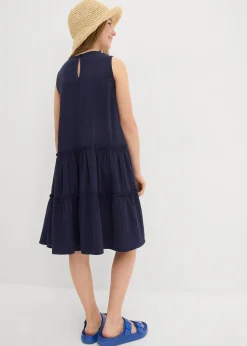 Robe midi en gaze de coton légère