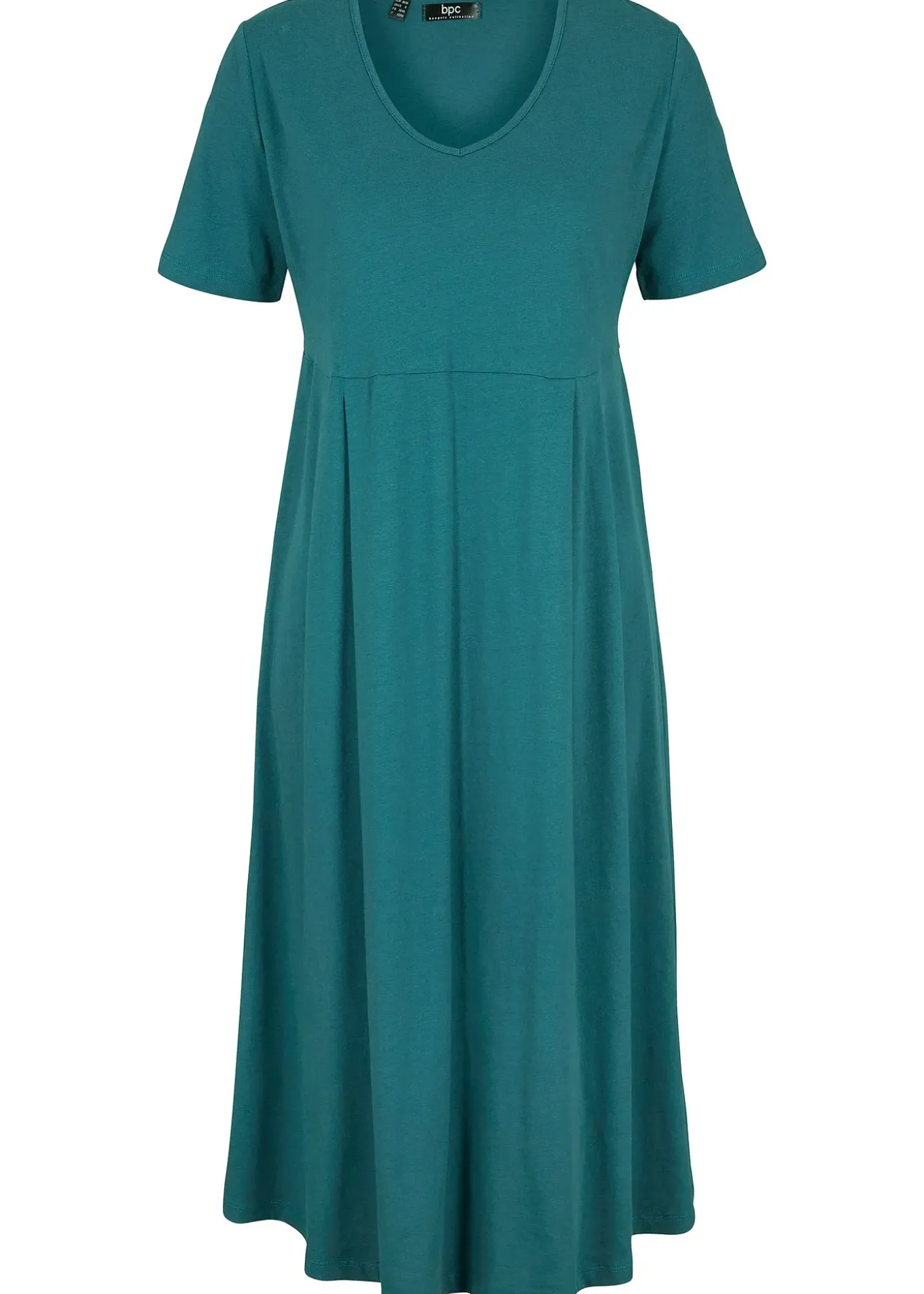 Robe midi en jersey coton