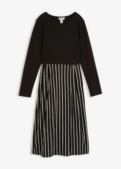 Robe midi en jersey coton