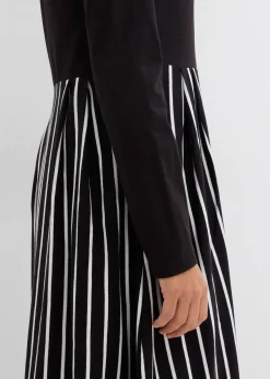 Robe midi en jersey coton