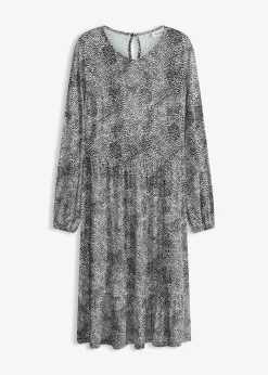 Robe midi en jersey viscose extensible