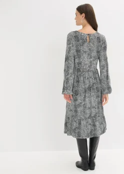 Robe midi en jersey viscose extensible