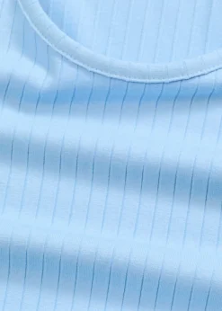 Robe midi en maille douce et côtelée