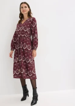 Robe midi en matière douce