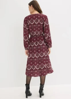 Robe midi en matière douce