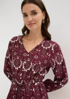 Robe midi en matière douce