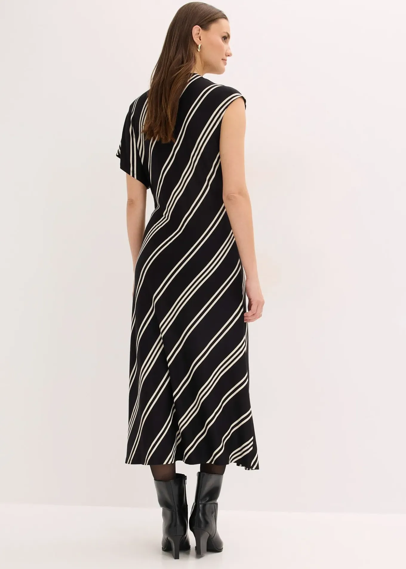 Robe midi en matière douce