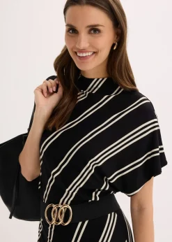 Robe midi en matière douce