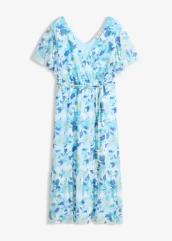 Robe midi en mesh doux