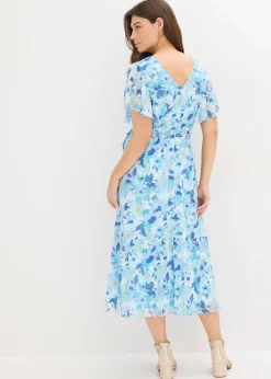 Robe midi en mesh doux