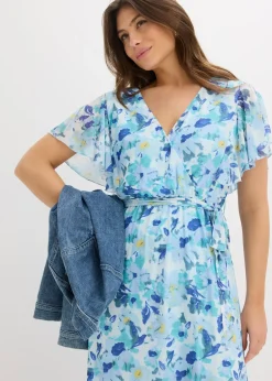 Robe midi en mesh doux