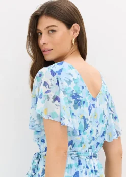 Robe midi en mesh doux