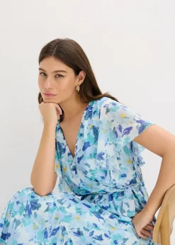 Robe midi en mesh doux