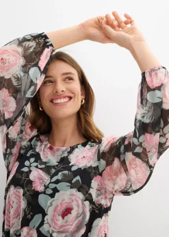 Robe midi en mesh doux