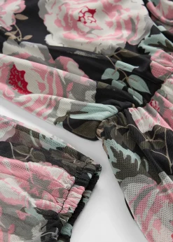 Robe midi en mesh doux