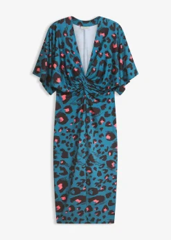 Robe midi en mesh près du corps