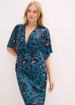 Robe midi en mesh près du corps