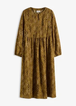 Robe midi en satin fluide