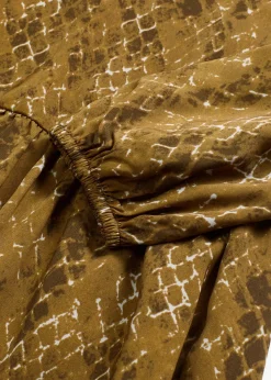 Robe midi en satin fluide