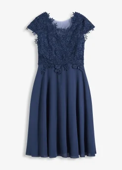 Robe midi en tulle délicat avec dentelle