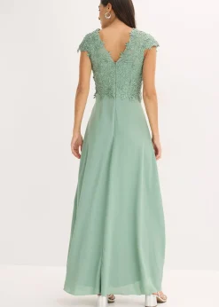 Robe midi en tulle délicat avec dentelle