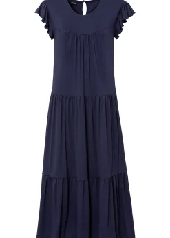 Robe midi en viscose