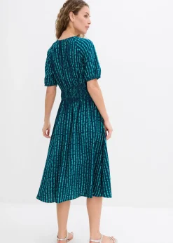 Robe midi en viscose douce