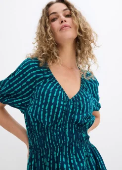 Robe midi en viscose douce