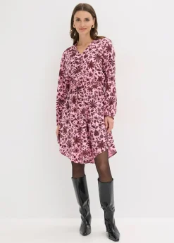 Robe midi en viscose fluide