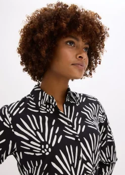 Robe midi en viscose fluide