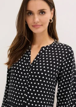 Robe midi en viscose fluide