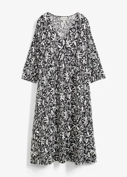 Robe midi en viscose fluide