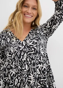 Robe midi en viscose fluide