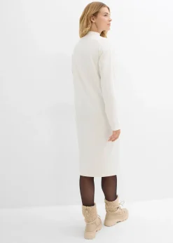 Robe midi en viscose mélangée