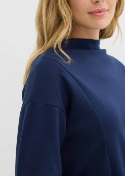 Robe midi en viscose mélangée