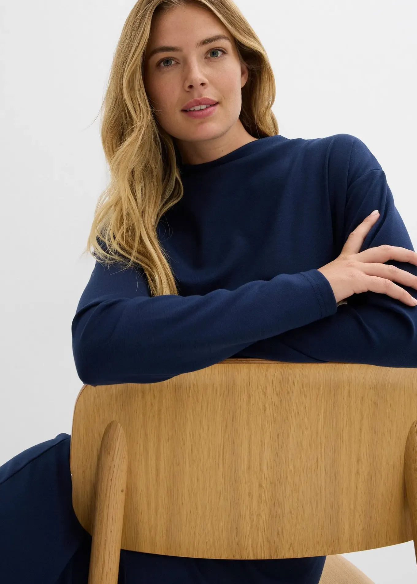 Robe midi en viscose mélangée