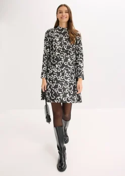 Robe midi fluide en viscose mélangée