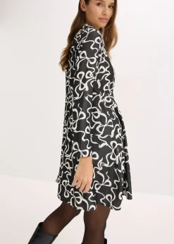 Robe midi fluide en viscose mélangée